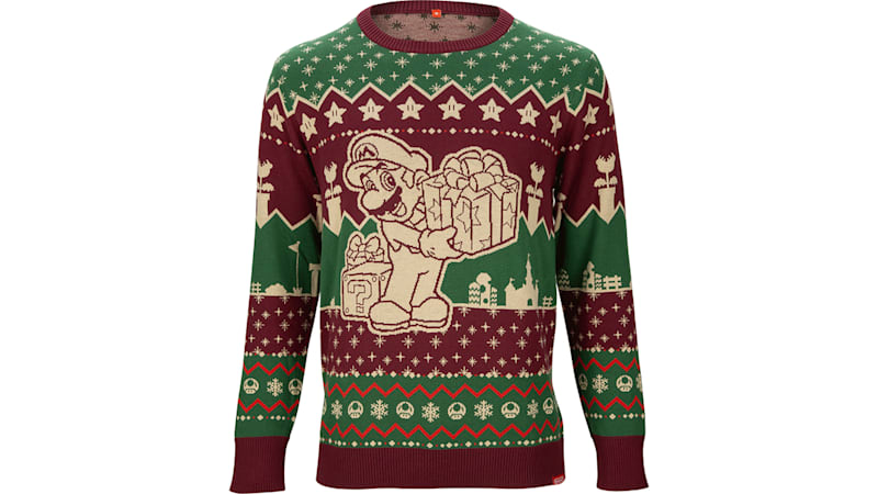 Super mario holiday new arrivals sweater